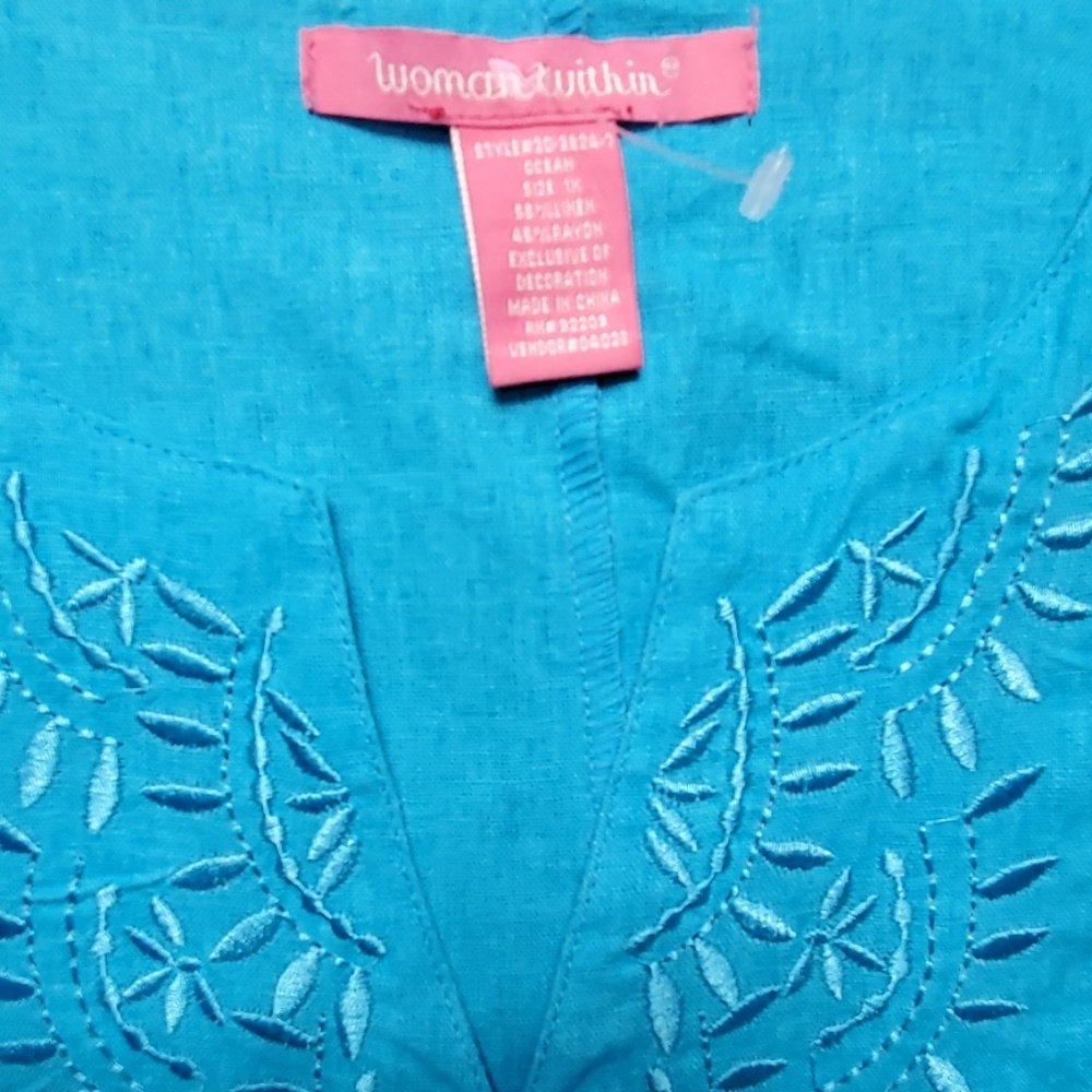 Woman Within Top NWOT - Picture 4 of 4